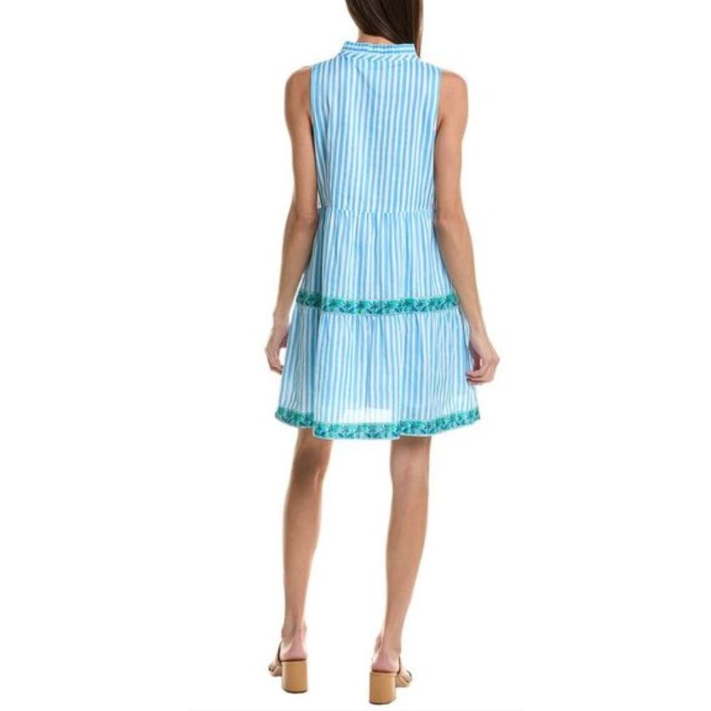 Tommy Bahama Marina Isle Tiered Striped Mini Dress. New with tags. Size XLarge - Picture 2 of 4